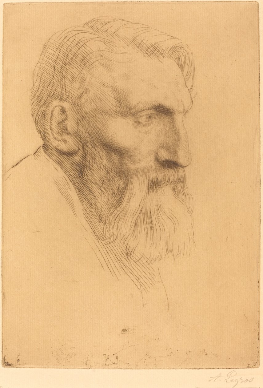 奥古斯特-罗丹 作者 阿方斯·莱格罗斯（Alphonse Legros）
