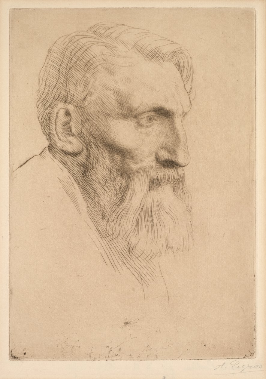 奥古斯特-罗丹 作者 阿方斯·莱格罗斯（Alphonse Legros）