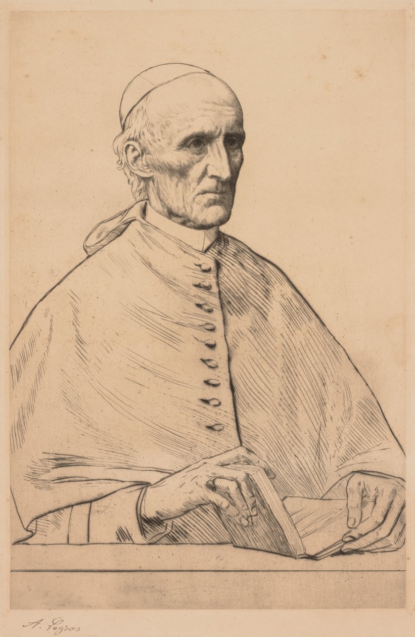 红衣主教曼宁 作者 阿方斯·莱格罗斯（Alphonse Legros）