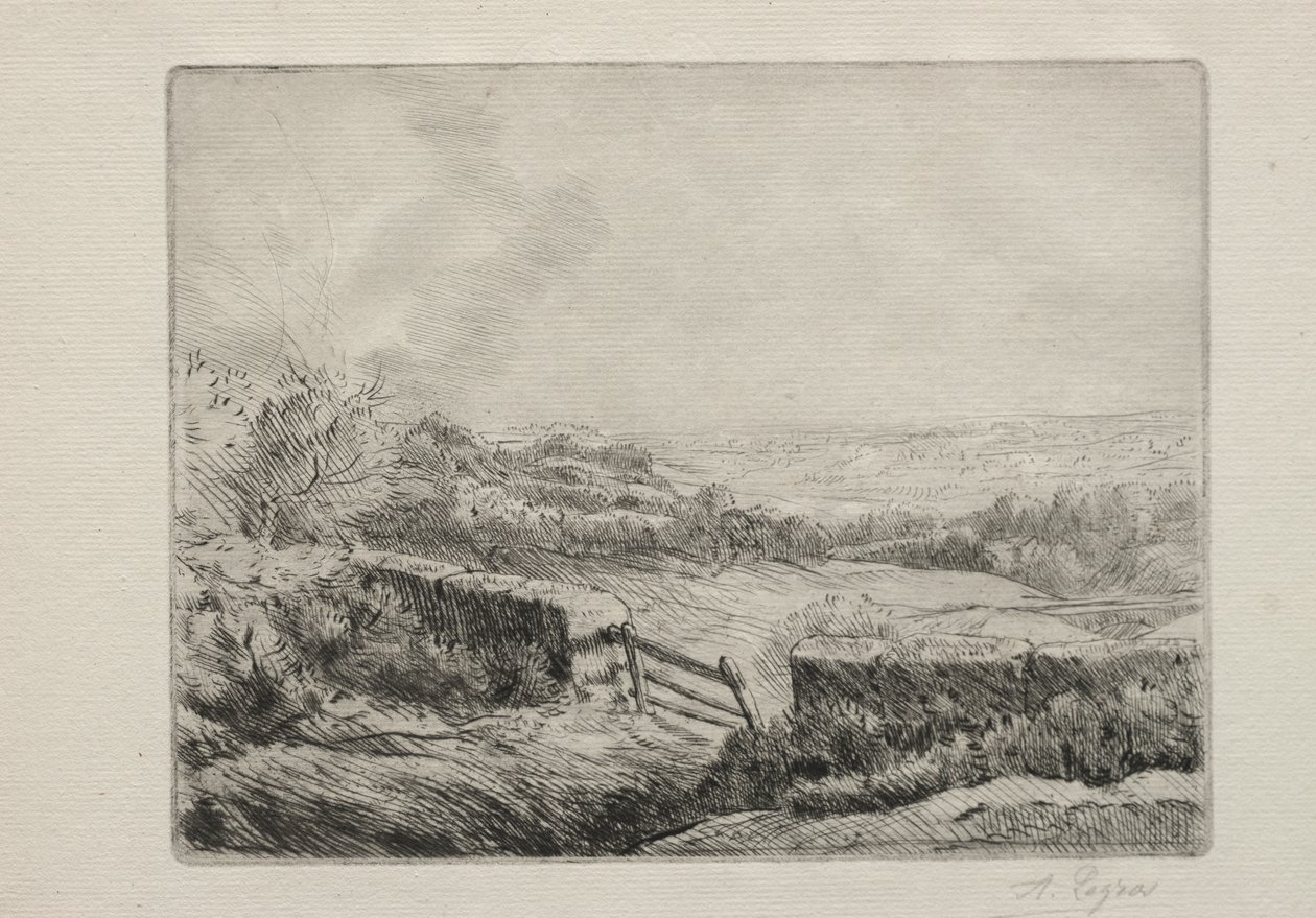 球场入口 作者 阿方斯·莱格罗斯（Alphonse Legros）