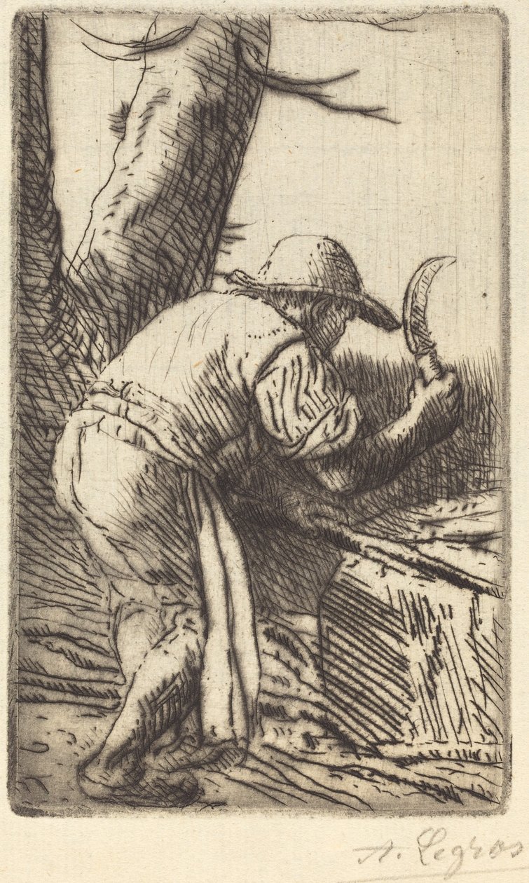 割捆机 作者 阿方斯·莱格罗斯（Alphonse Legros）