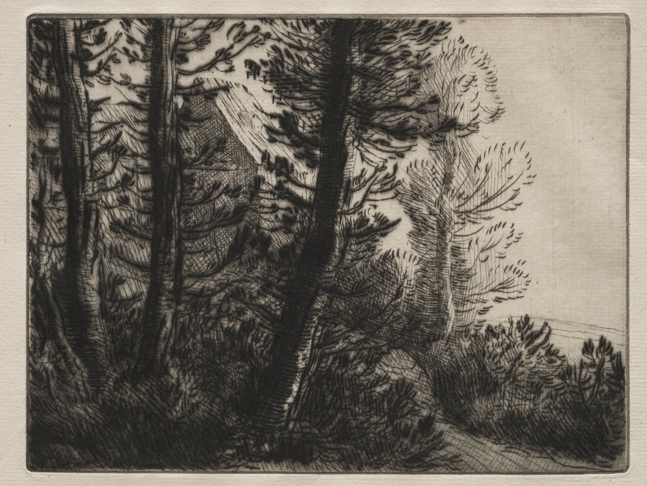 警卫室 作者 阿方斯·莱格罗斯（Alphonse Legros）