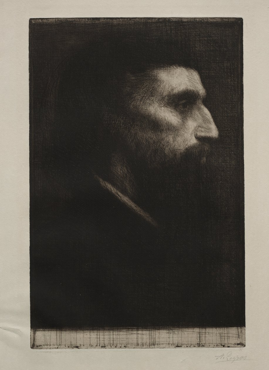 人头 作者 阿方斯·莱格罗斯（Alphonse Legros）