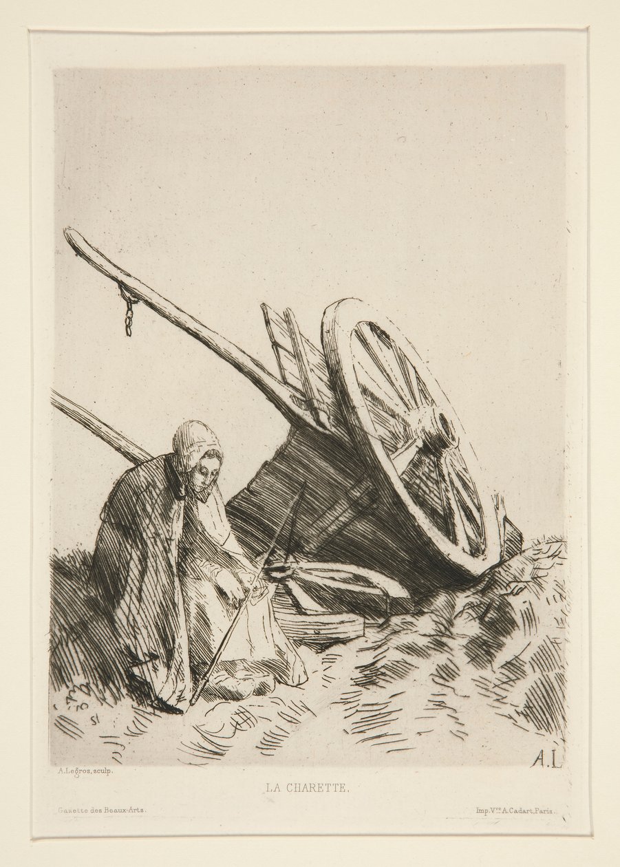 La Charette 作者 阿方斯·莱格罗斯（Alphonse Legros）