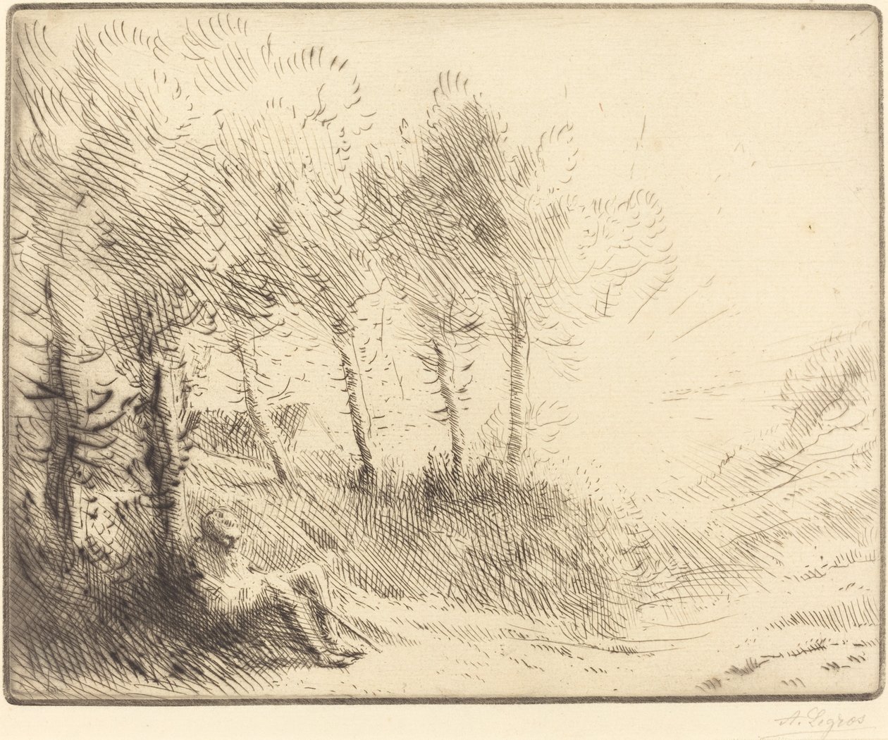 景观 作者 阿方斯·莱格罗斯（Alphonse Legros）