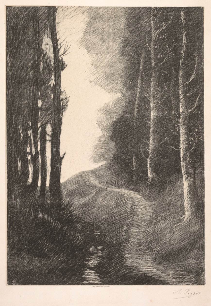 布勒奥风景区 作者 阿方斯·莱格罗斯（Alphonse Legros）
