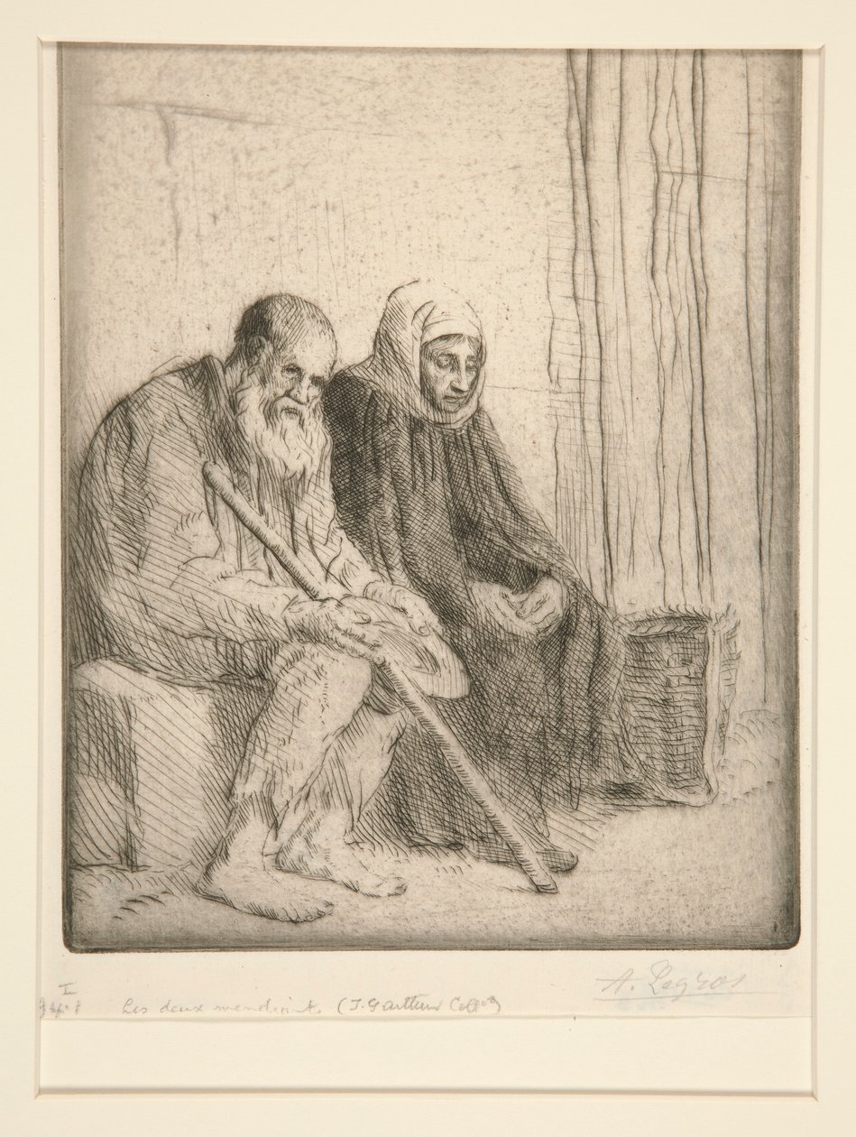 两个乞丐 作者 阿方斯·莱格罗斯（Alphonse Legros）