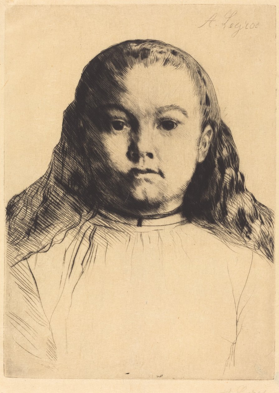 小玛丽 作者 阿方斯·莱格罗斯（Alphonse Legros）