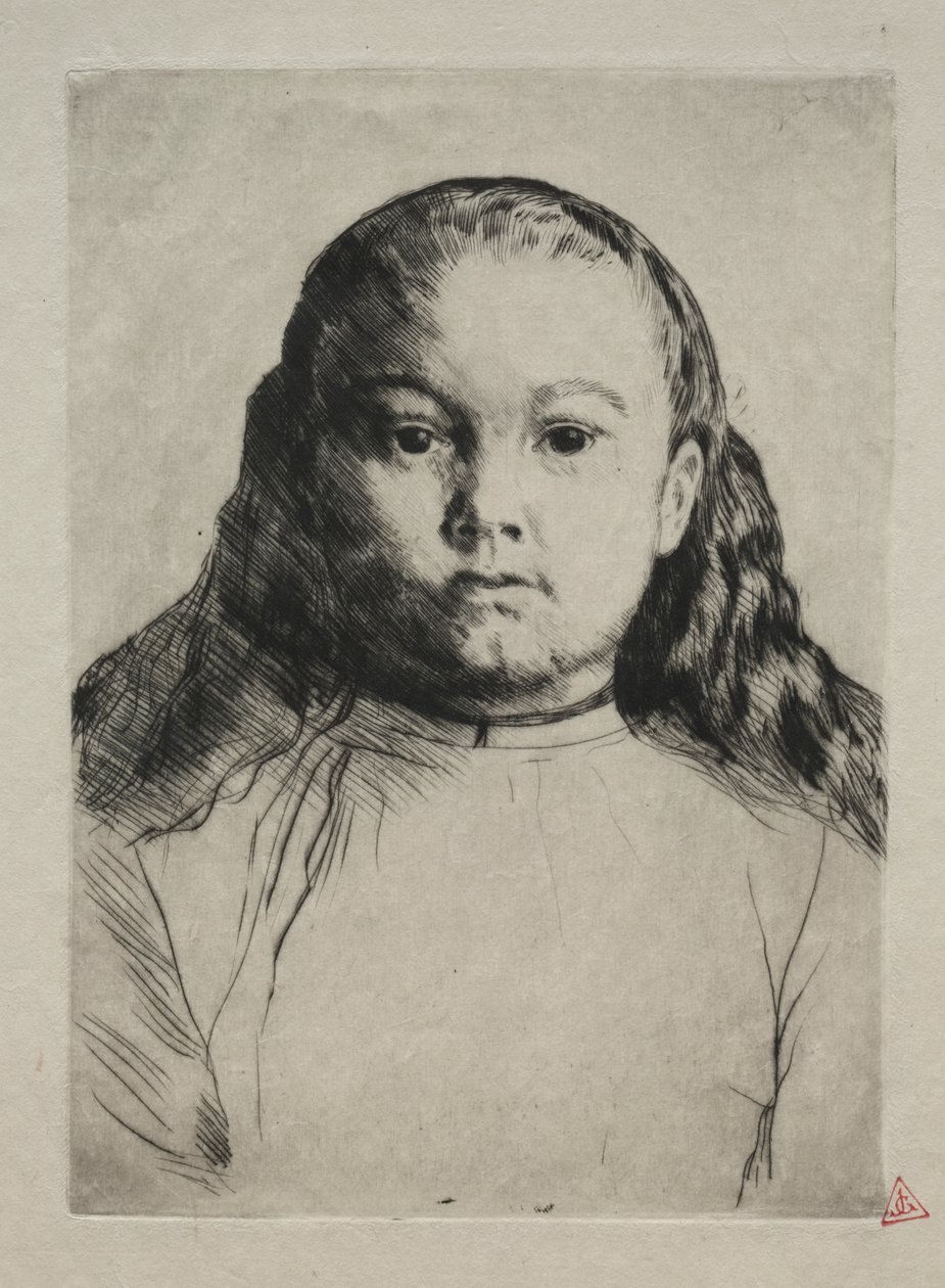 小玛丽 作者 阿方斯·莱格罗斯（Alphonse Legros）