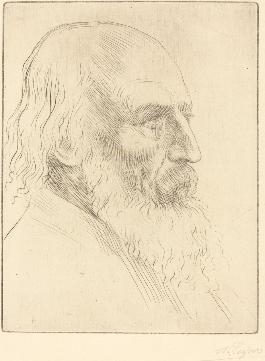 A.丁尼生勋爵，第三盘 作者 阿方斯·莱格罗斯（Alphonse Legros）