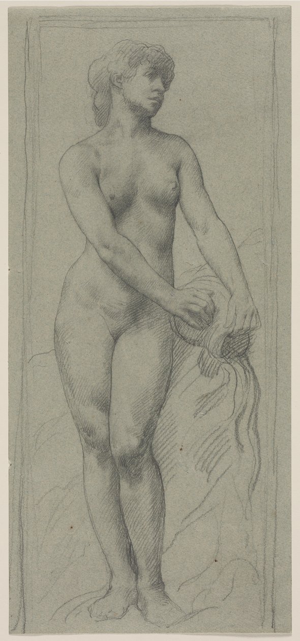 裸女 作者 阿方斯·莱格罗斯（Alphonse Legros）