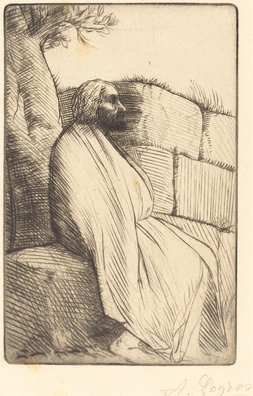 哲学 哲学家。 作者 阿方斯·莱格罗斯（Alphonse Legros）