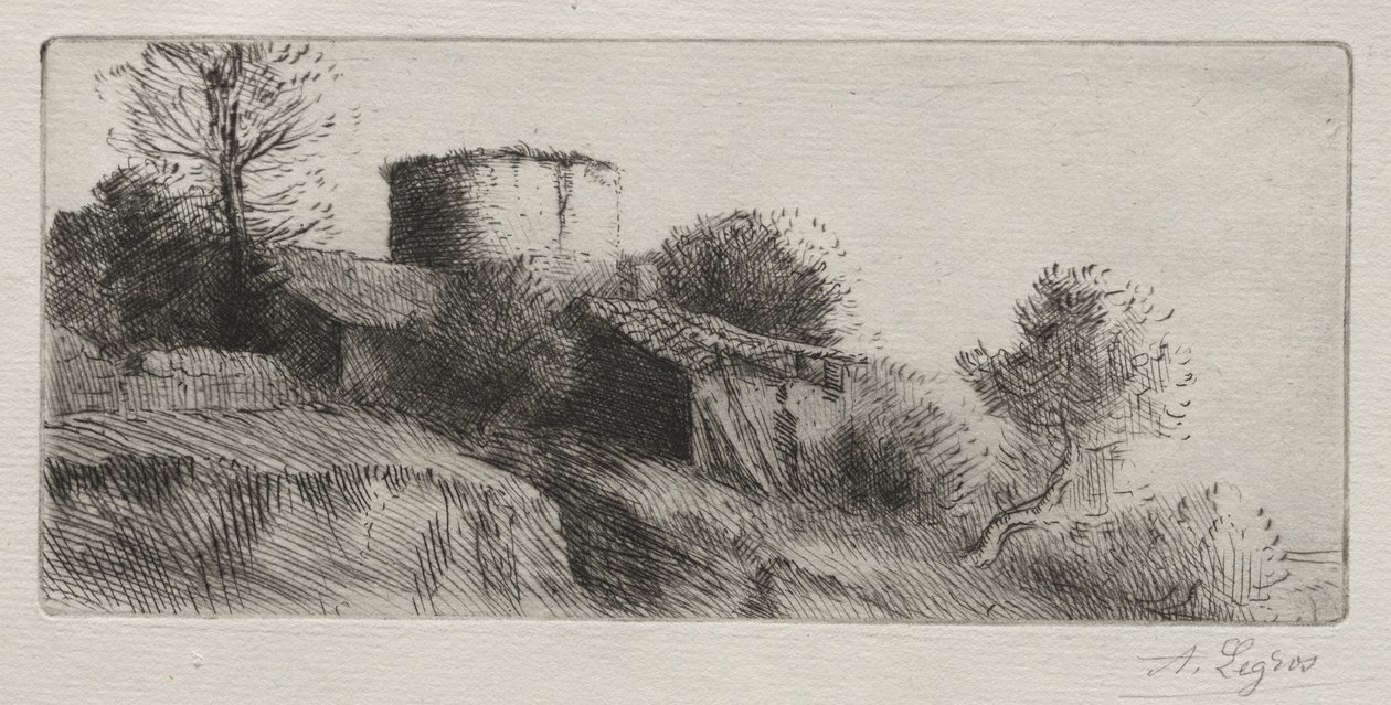 鸽子塔。 作者 阿方斯·莱格罗斯（Alphonse Legros）