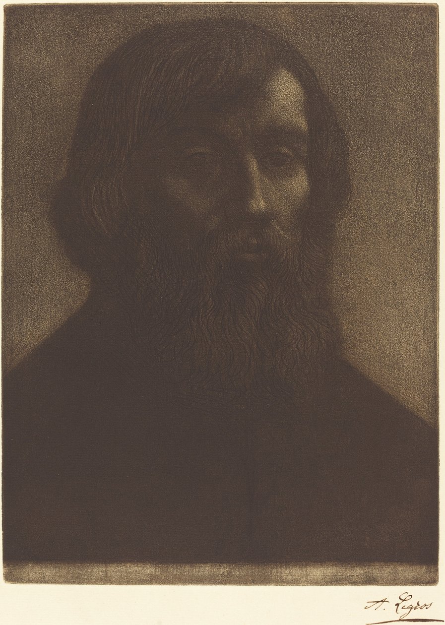 诗人 Le poete. 作者 阿方斯·莱格罗斯（Alphonse Legros）