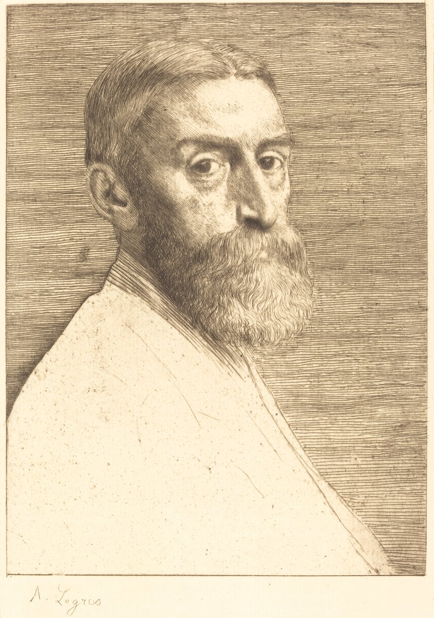 爱德华-约翰-波因特爵士，1877年。 作者 阿方斯·莱格罗斯（Alphonse Legros）