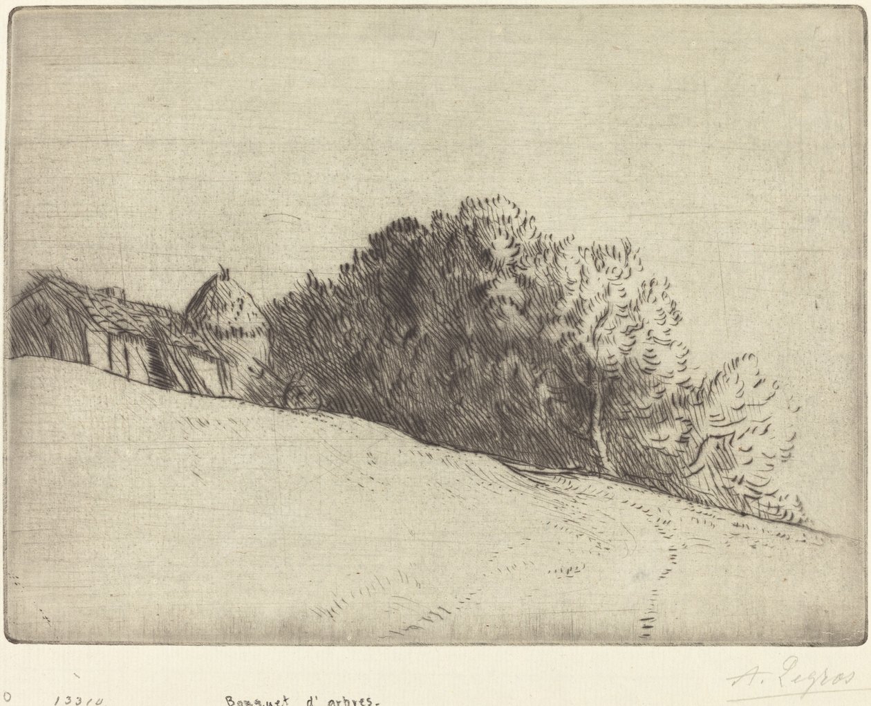 树丛 作者 阿方斯·莱格罗斯（Alphonse Legros）
