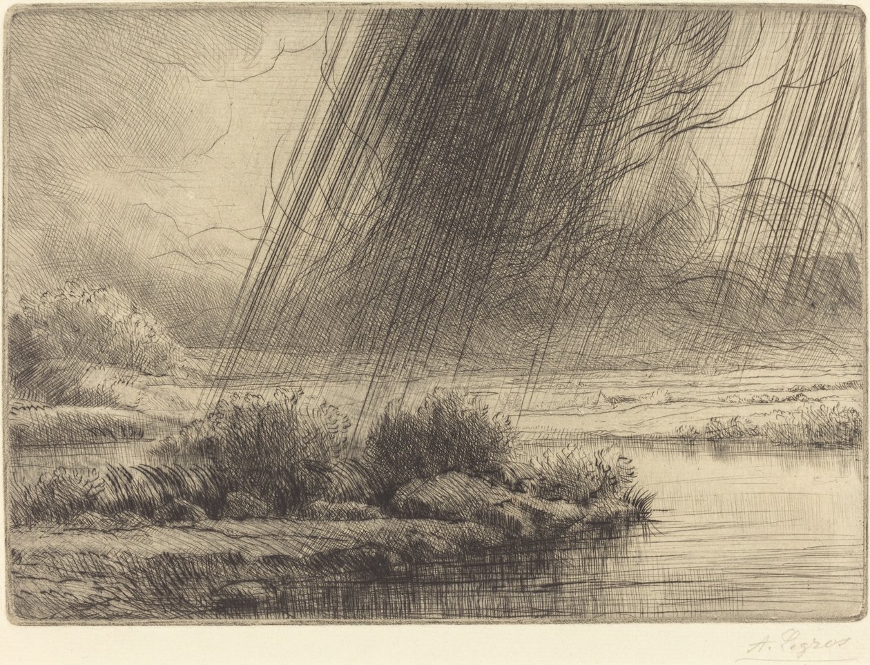 风暴 作者 阿方斯·莱格罗斯（Alphonse Legros）