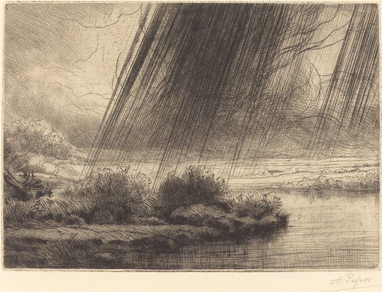 风暴 作者 阿方斯·莱格罗斯（Alphonse Legros）