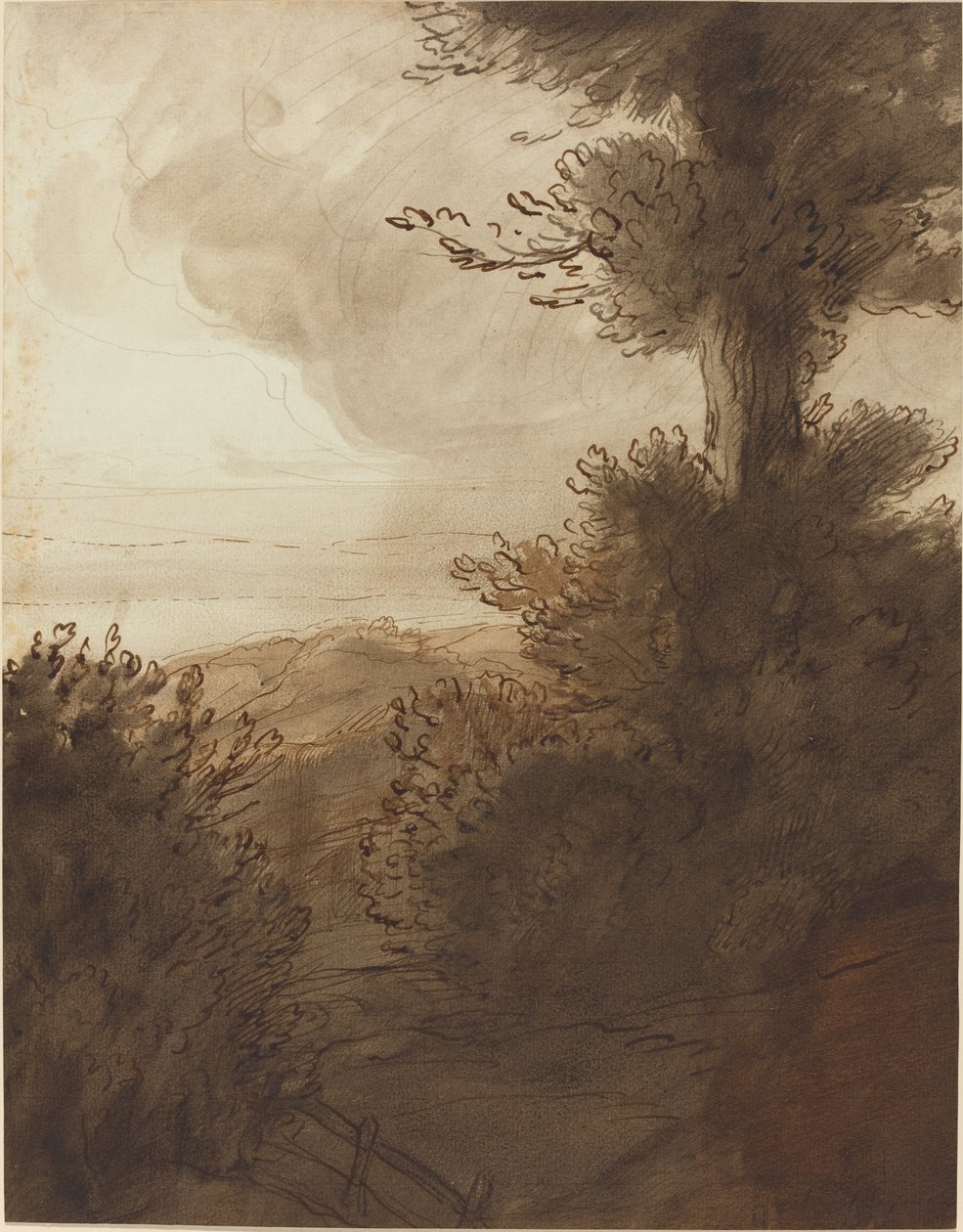 大树 作者 阿方斯·莱格罗斯（Alphonse Legros）
