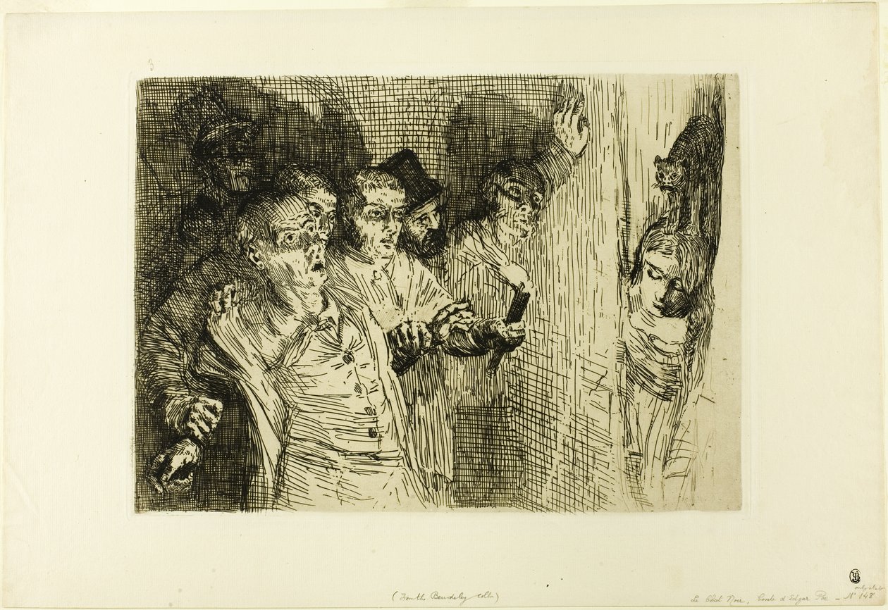 黑猫 作者 阿方斯·莱格罗斯（Alphonse Legros）