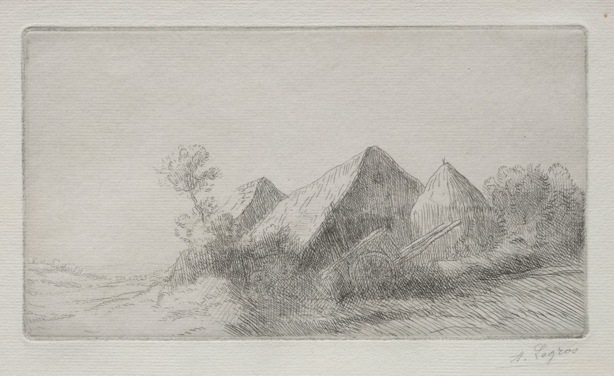 车棚 作者 阿方斯·莱格罗斯（Alphonse Legros）