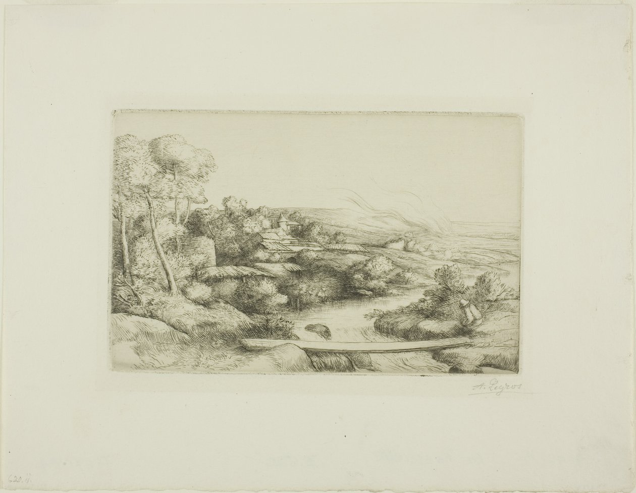 人行天桥 作者 阿方斯·莱格罗斯（Alphonse Legros）