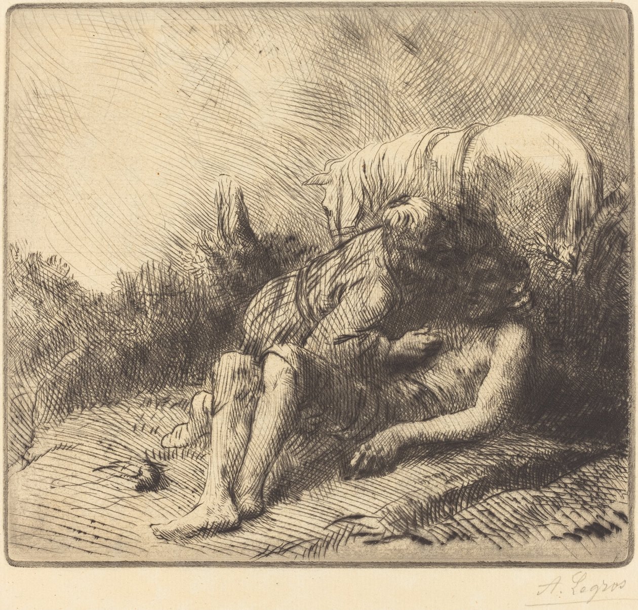 好撒玛利亚人 作者 阿方斯·莱格罗斯（Alphonse Legros）