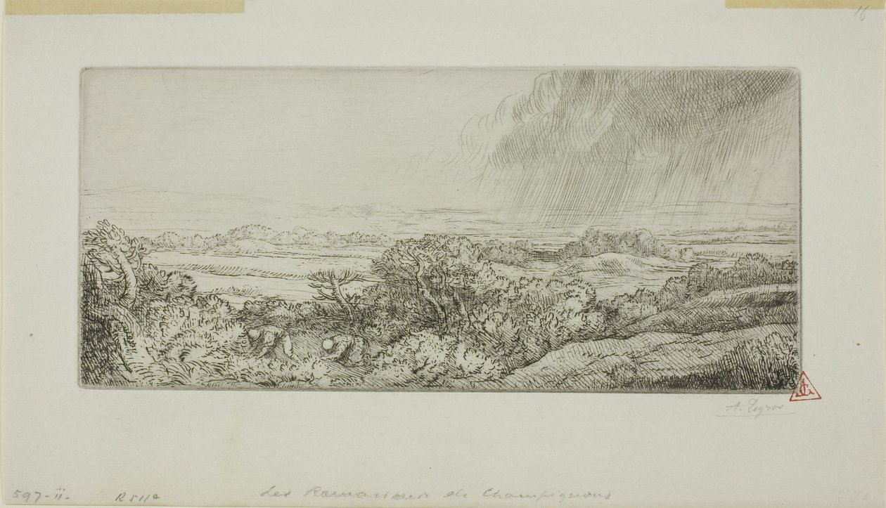 蘑菇采集者 作者 阿方斯·莱格罗斯（Alphonse Legros）