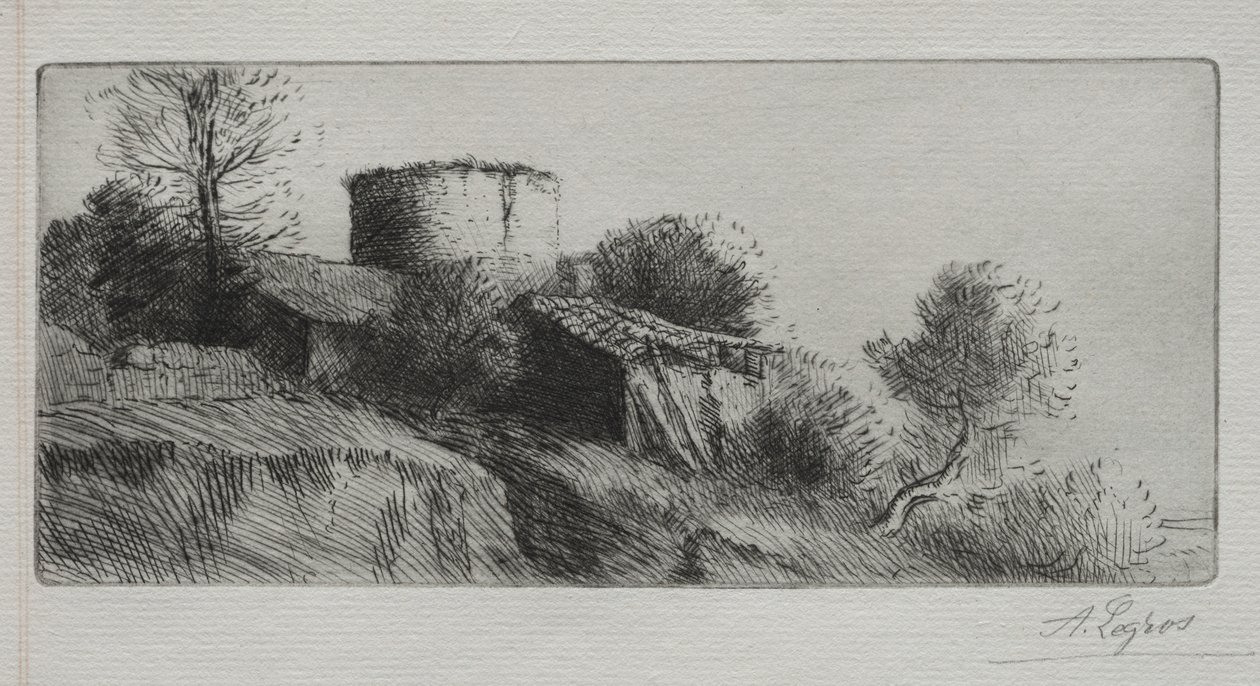 鸽子塔 作者 阿方斯·莱格罗斯（Alphonse Legros）