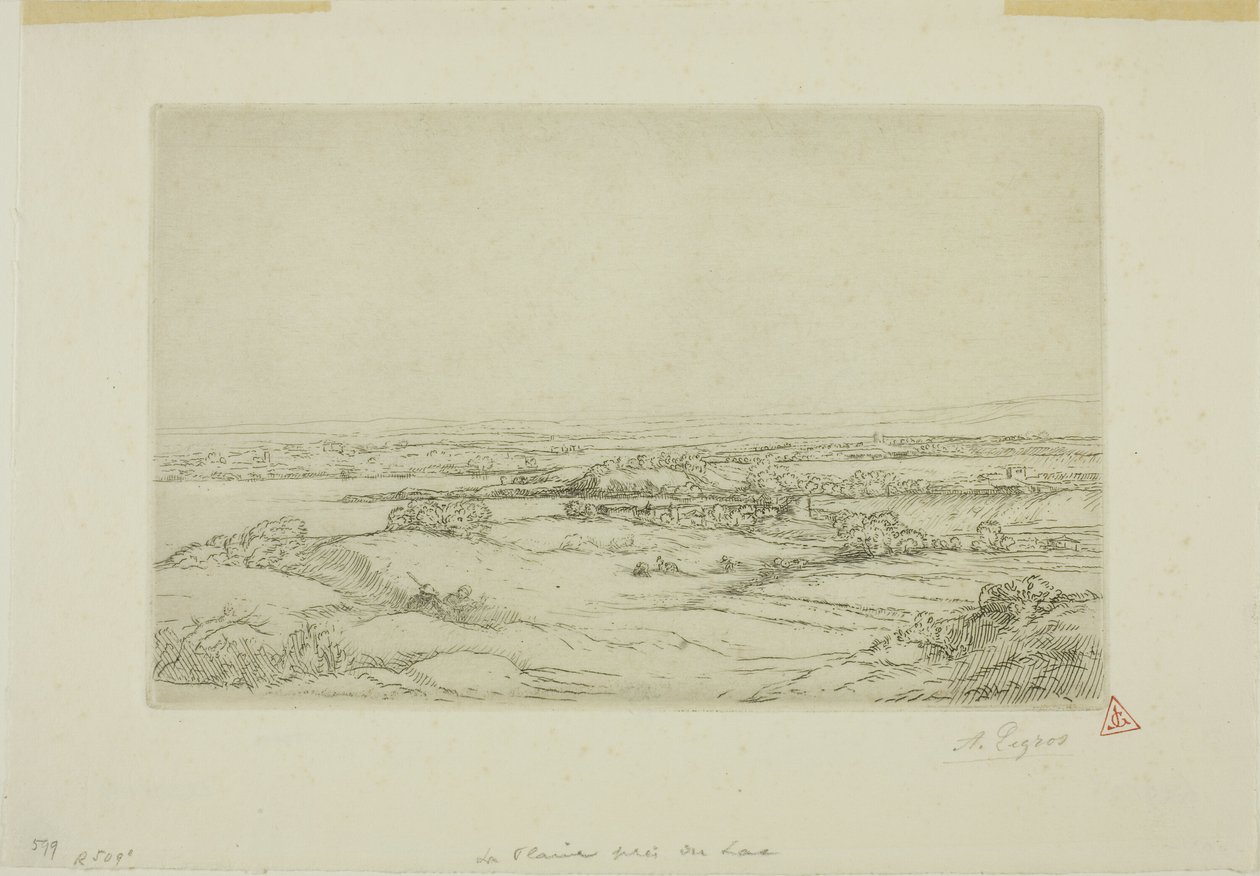 湖边平原 作者 阿方斯·莱格罗斯（Alphonse Legros）