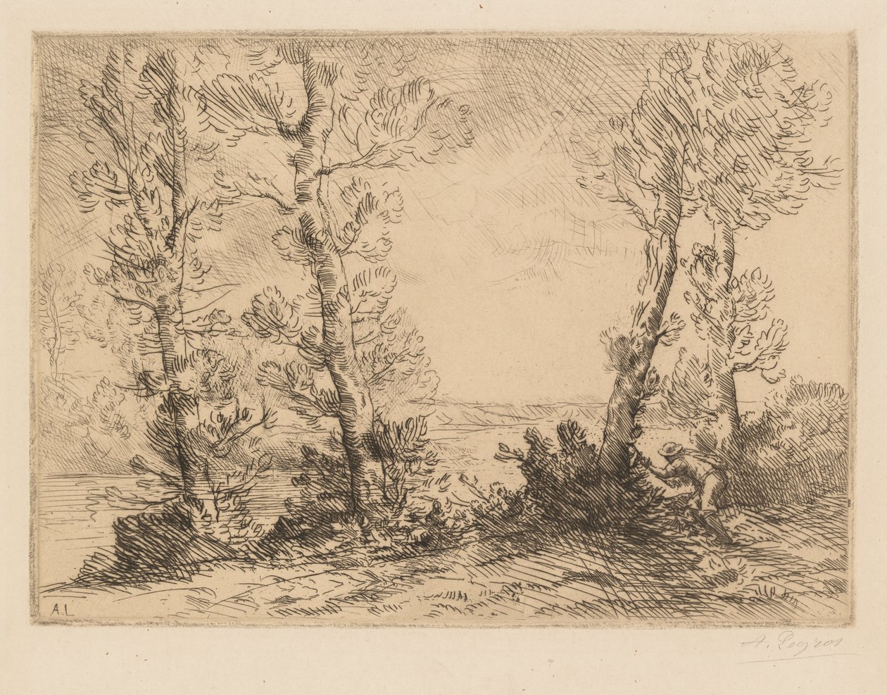 鲑鱼渔夫 作者 阿方斯·莱格罗斯（Alphonse Legros）