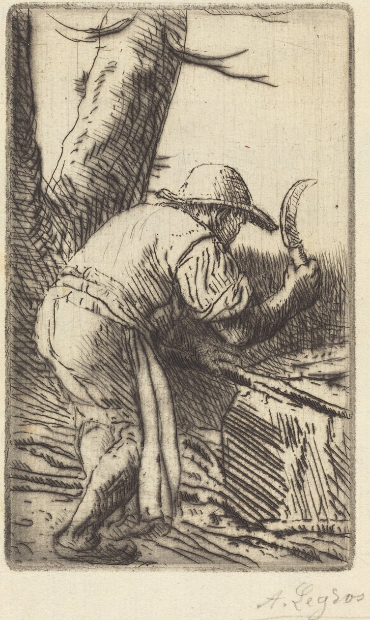 树枝切割器 树枝切割器。 作者 阿方斯·莱格罗斯（Alphonse Legros）