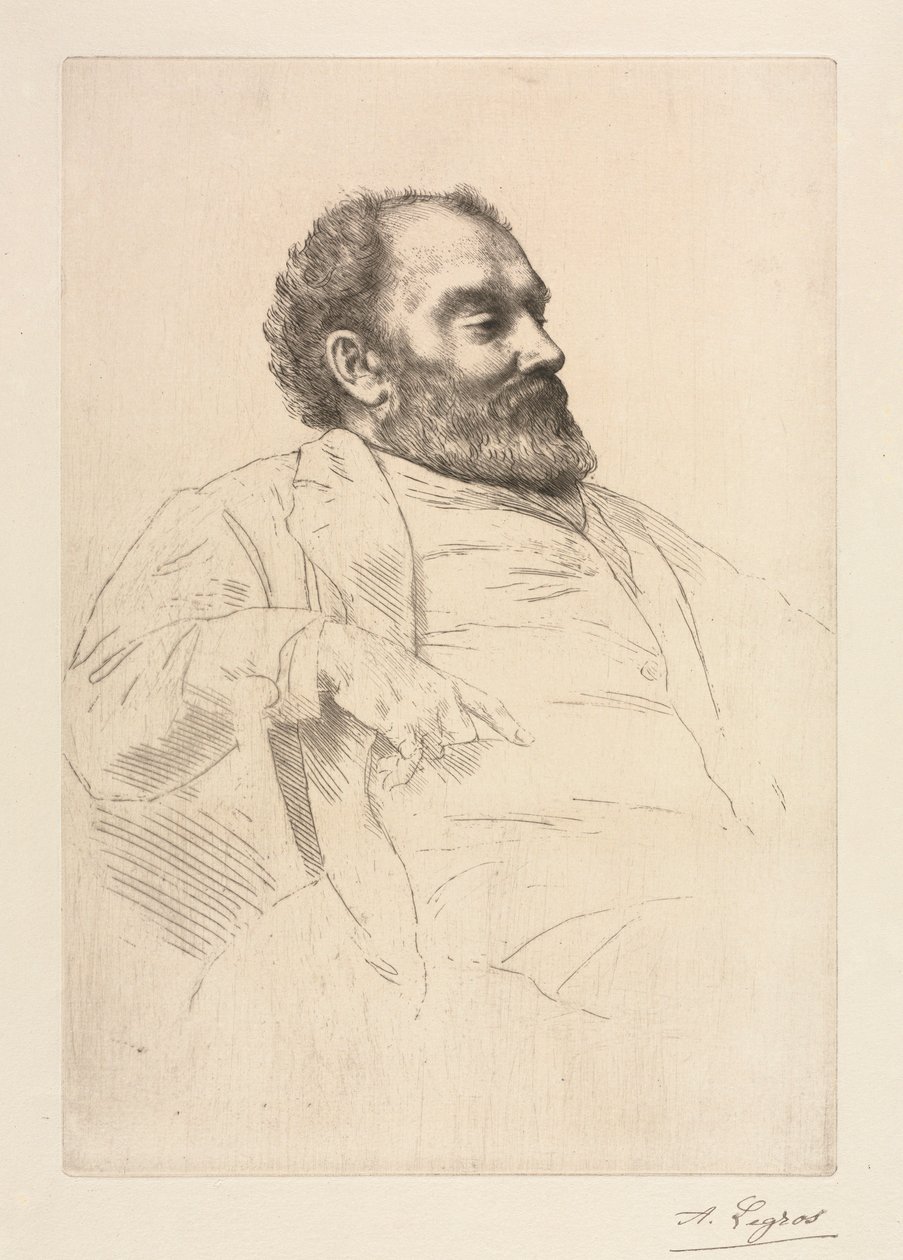 Val Prinsep。 作者 阿方斯·莱格罗斯（Alphonse Legros）