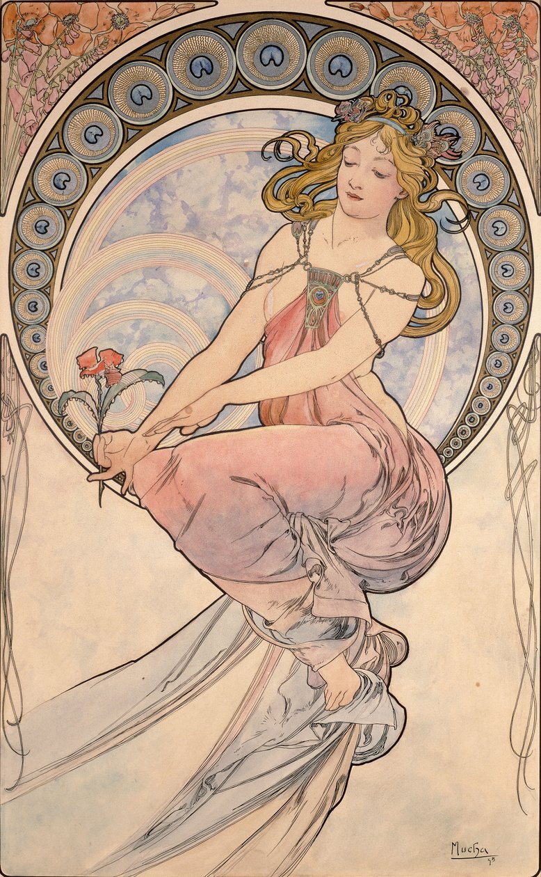 绘画，1898年 作者 阿方斯·慕夏