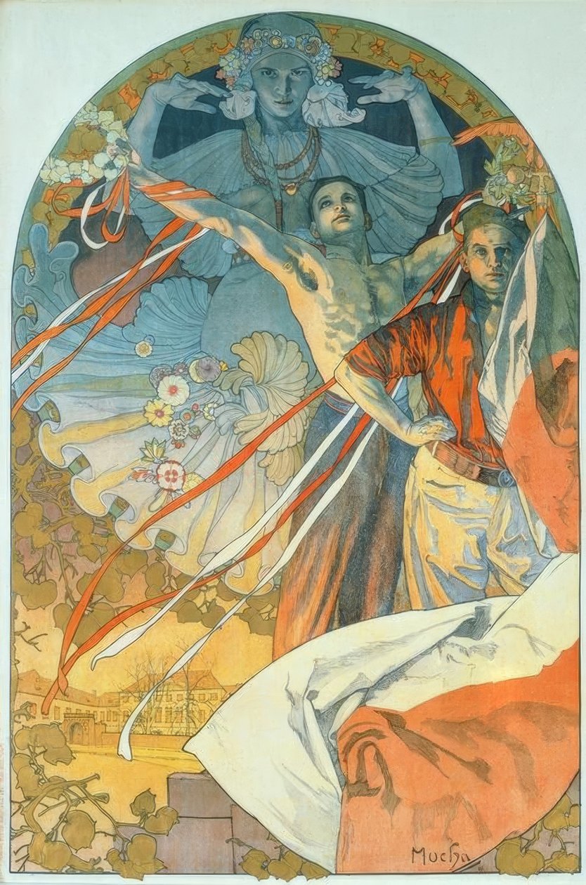 8.索科尔节 作者 阿方斯·慕夏