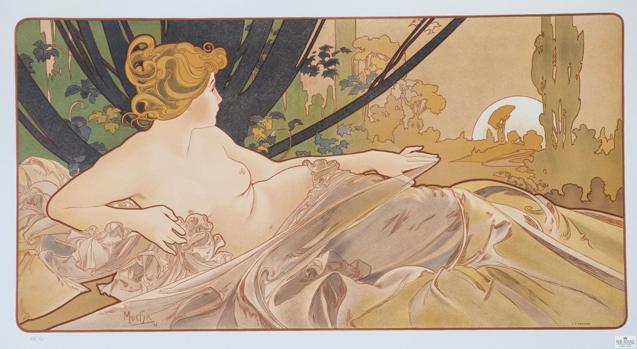 黎明，1899年。 作者 阿方斯·慕夏