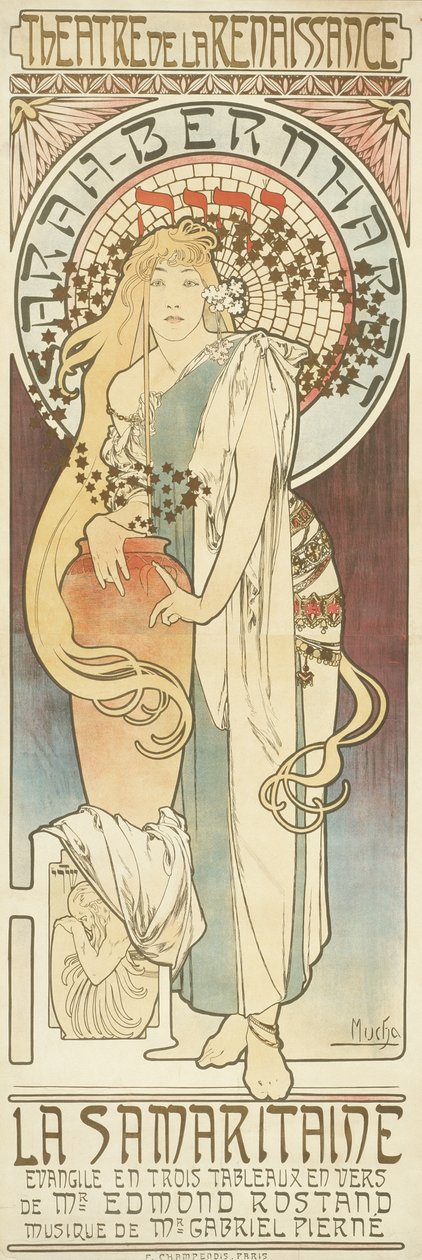 撒玛利亚妇女，1897年 作者 阿方斯·慕夏