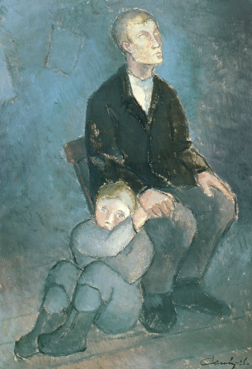 盲人，1926年 作者 阿尔瓦·考恩
