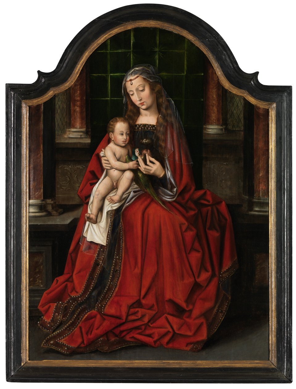 圣母（油画） 作者 安布罗休斯·本森（Ambrosius Benson）