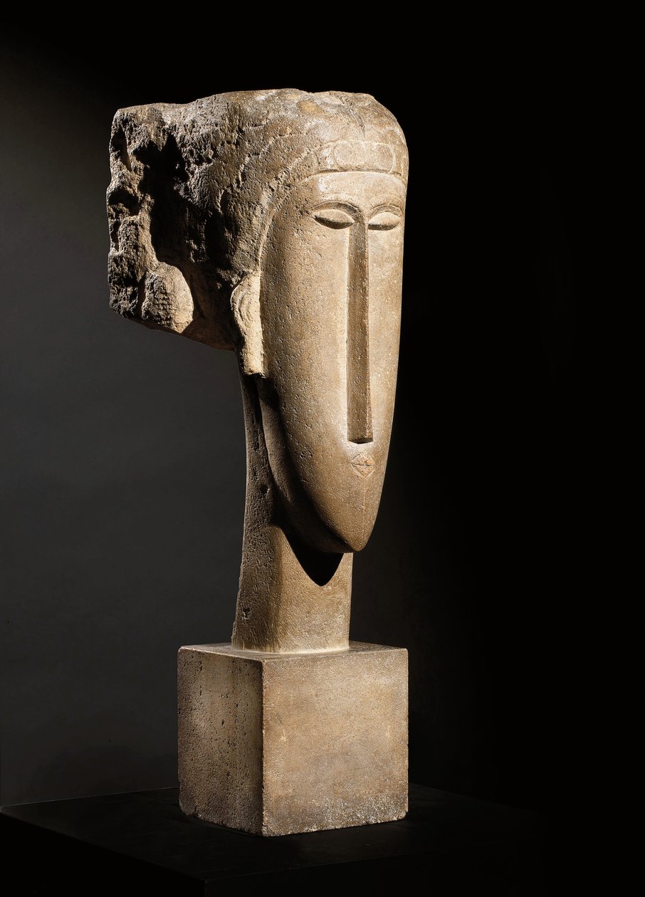 头，1910-12 作者 阿梅代奥·莫迪利亚尼
