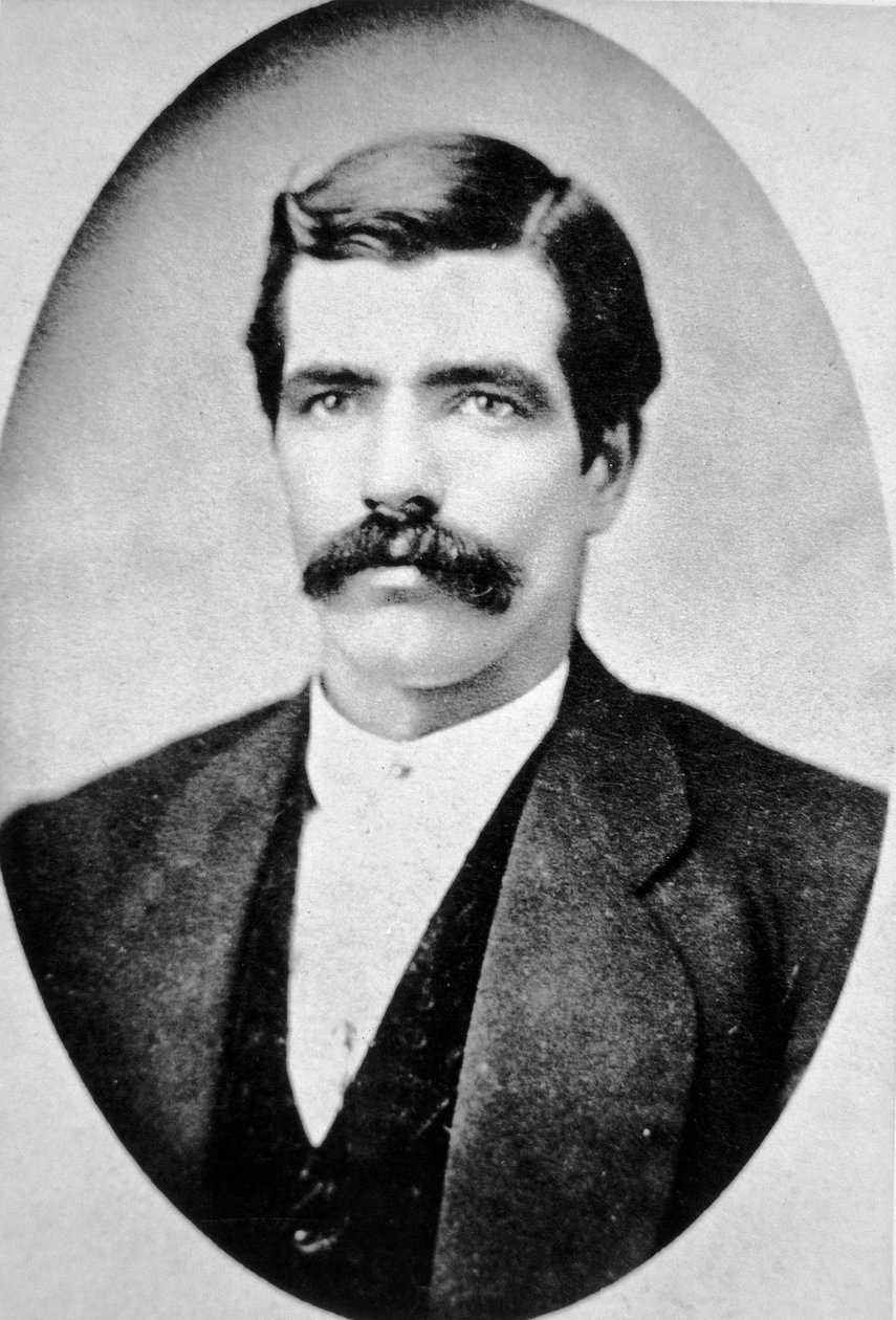 汤姆-史密斯（1835-1870）（黑白照片）。 作者 美国摄影师