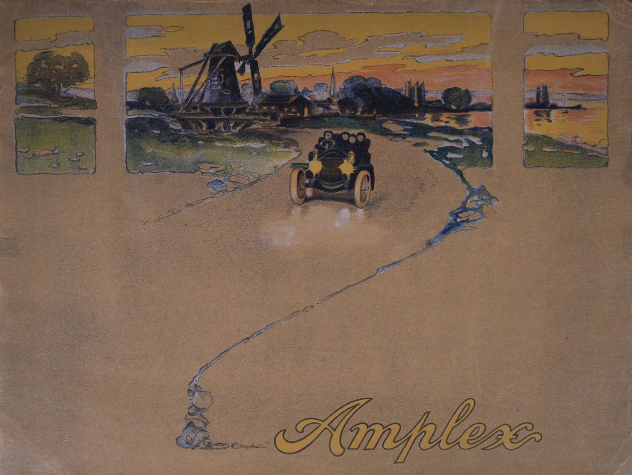 Amplex汽车，1911年 作者 美国学校