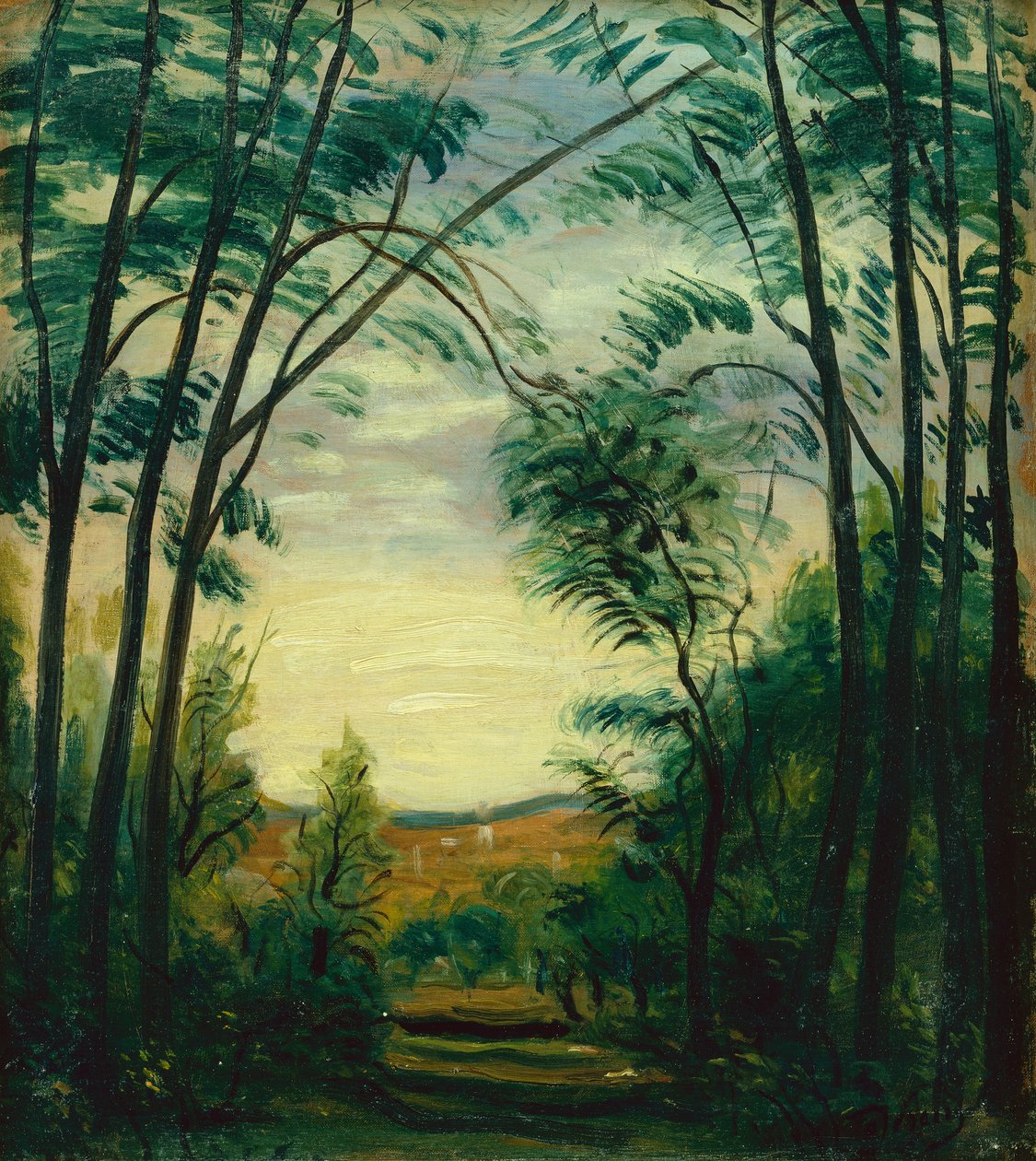 风景（布面油画） 作者 安德烈·德雷恩