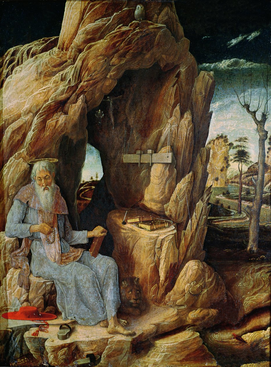 圣杰罗姆 作者 安德里亚·曼特尼亚（Andrea Mantegna）