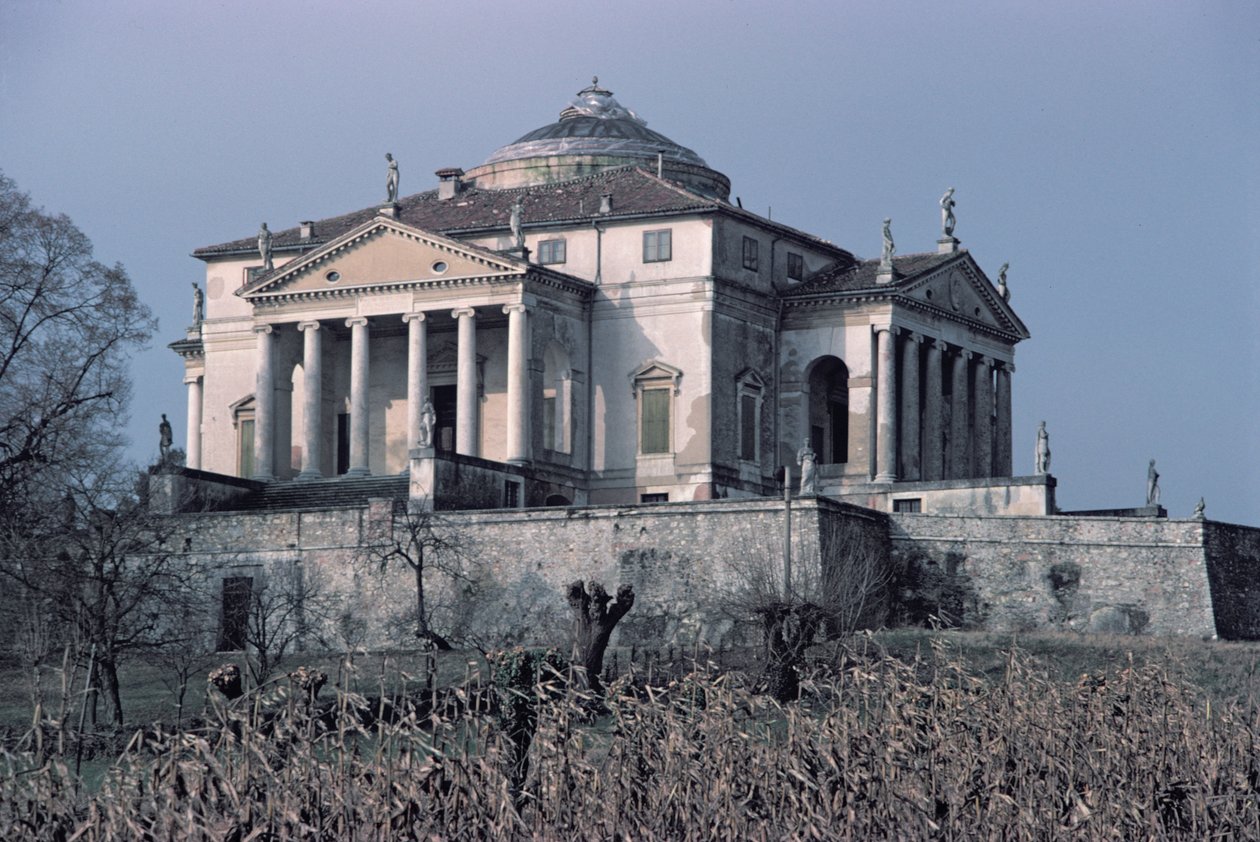 Villa Rotunda，1550-54 作者 安德里亚·帕拉迪奥（Andrea Palladio）