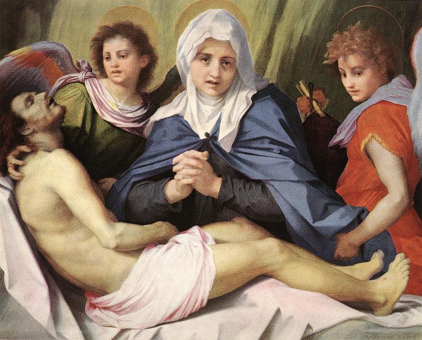 基督的哀悼 作者 安德里亚·德尔·萨托（Andrea del Sarto）