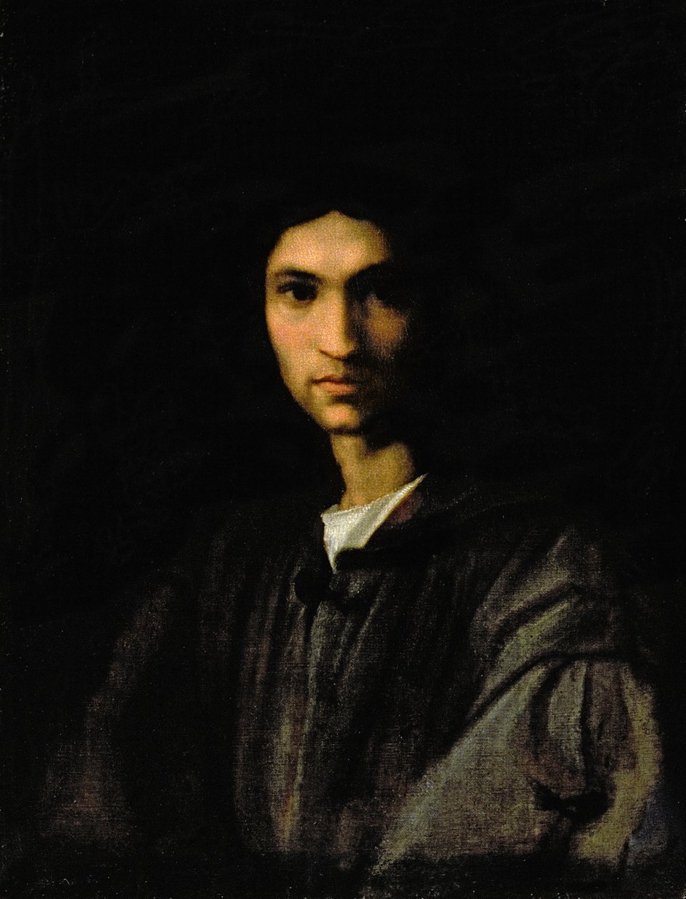 一名年轻男子的画像 作者 安德里亚·德尔·萨托（Andrea del Sarto）