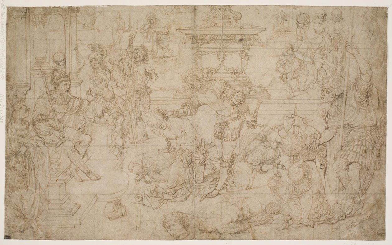 万名基督徒的殉难 作者 安德里亚·曼特尼亚（Andrea Mantegna）