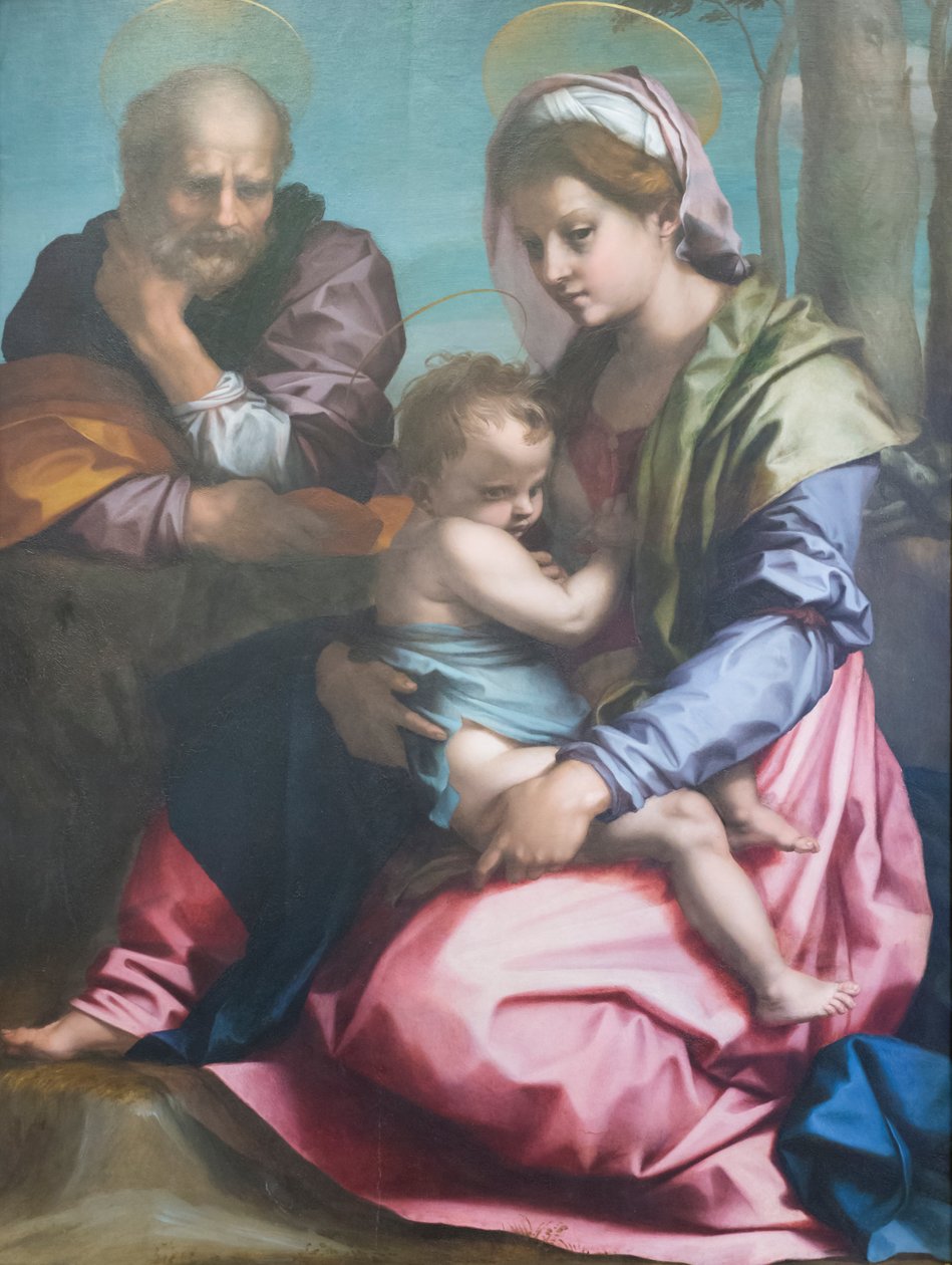 神圣家族 作者 安德里亚·德尔·萨托（Andrea del Sarto）