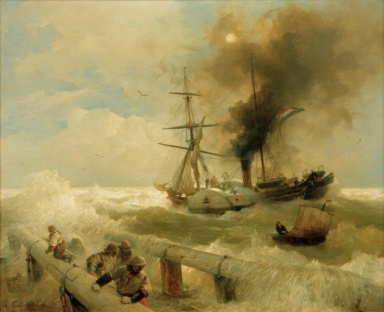 Seesturm 作者 安德烈亚斯·阿亨巴赫（Andreas Achenbach）